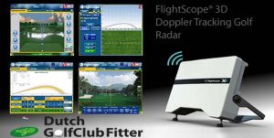 Golfclub fitting flightscope doppler radar gorinchem