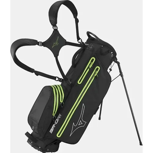 Mizuno BR-DRI Stand Bag Zwart Groen